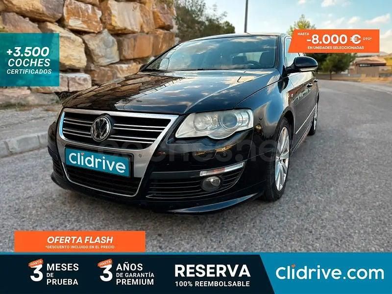 Usado VW Passat R-line 170 CV (125 kW) 2008 Negro Berlina