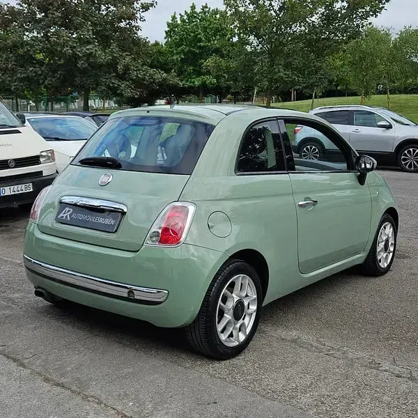 Usado Fiat 500 Lounge 75 CV (55 kW) 2008 Verde Berlina