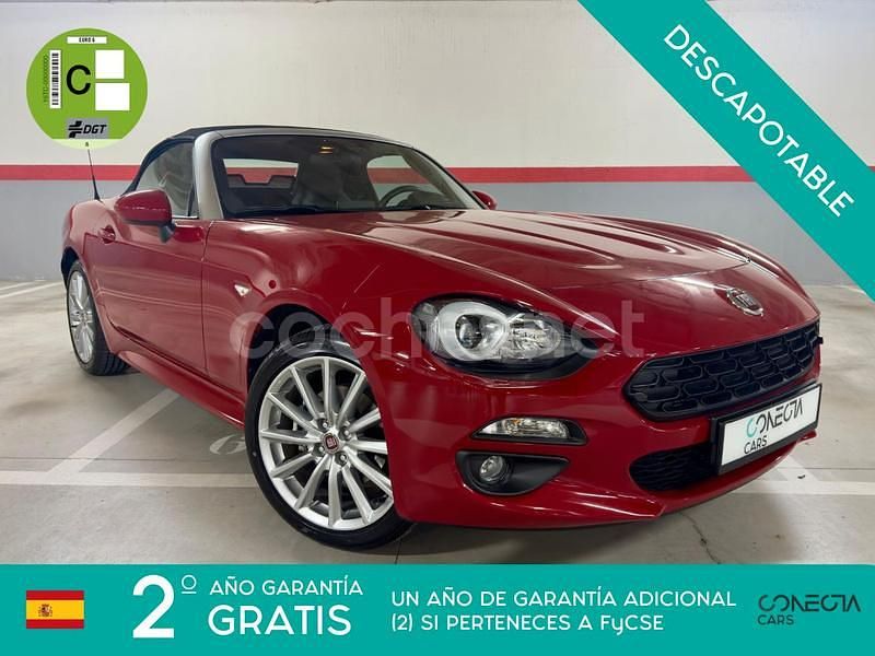 Rojo Usado 2017 Fiat 124 Spider Lusso Descapotable | 23.900 € (Precio justo) - Imagen 1/4