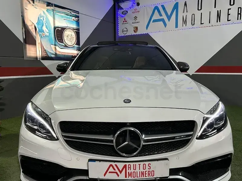 Usado Mercedes C63S AMG 510 CV (375 kW) 2017 Blanco Berlina