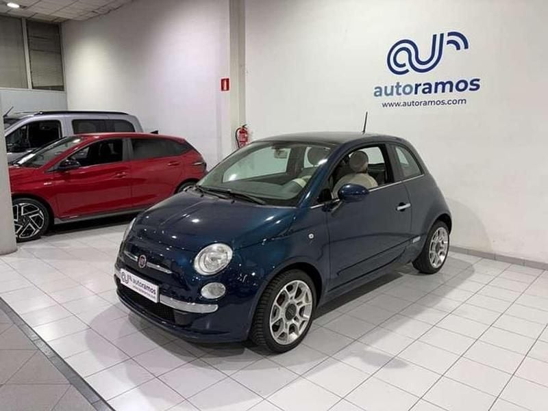 Usado Fiat 500 Lounge 69 CV (50 kW) 2015 Azul Utilitario