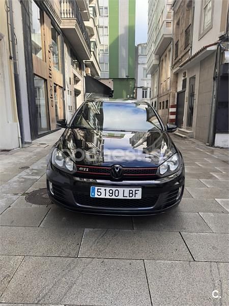 Usado VW Golf VI GTI 210 CV (154 kW) 2010 Negro Utilitario