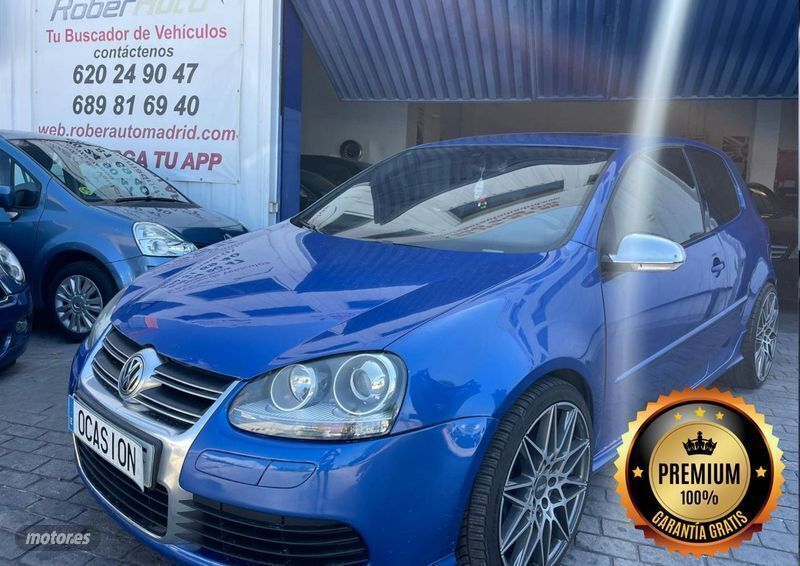 Azul Usado 2008 VW Golf VI R Berlina | 19.999 € - Imagen 1/4