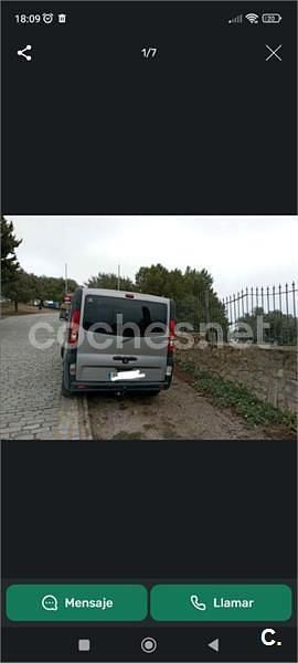 Usado Opel Vivaro 114 CV (83 kW) 2008 Gris / plata Monovolumen
