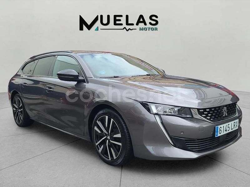 Gris / plata Usado 2021 Peugeot 508 SW GT Familiar | 19.290 € - Imagen 1/4