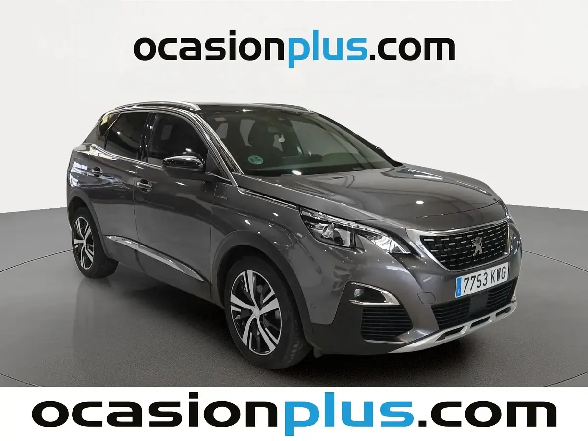 Usado Peugeot 3008 GT-line 130 CV (95 kW) 2019 Gris SUV