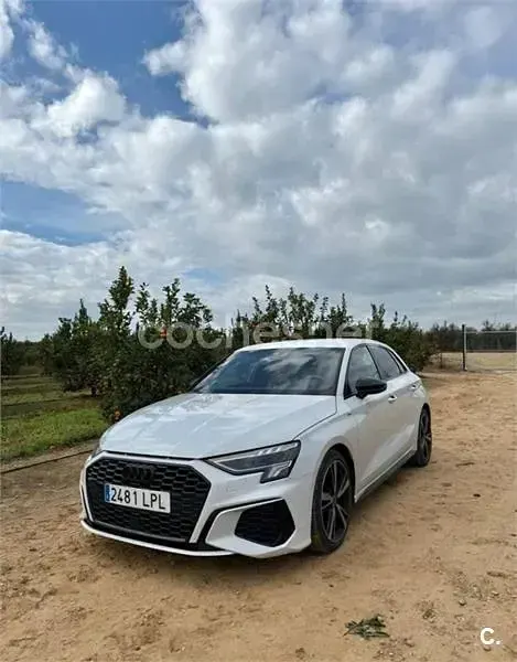 Usado Audi A3 S-Line 150 CV (110 kW) 2021 Blanco Berlina