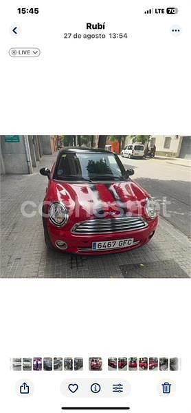 Usado Mini ONE 90 CV (66 kW) 2008 Rojo Utilitario