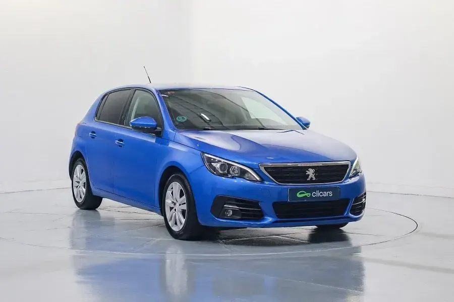 Usado Peugeot 308 Active 100 CV (73 kW) 2020 Azul Berlina