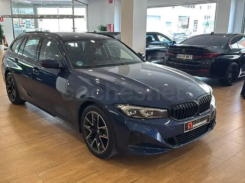 Usado BMW 318 150 CV (110 kW) 2023 Azul Familiar