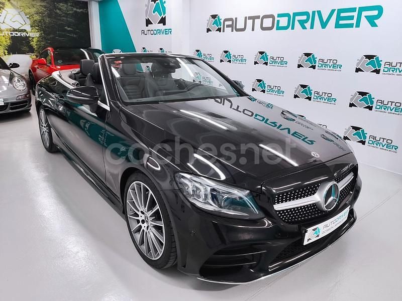 Negro Usado 2020 Mercedes C220 Descapotable | 35.500 € (Precio justo) - Imagen 1/4