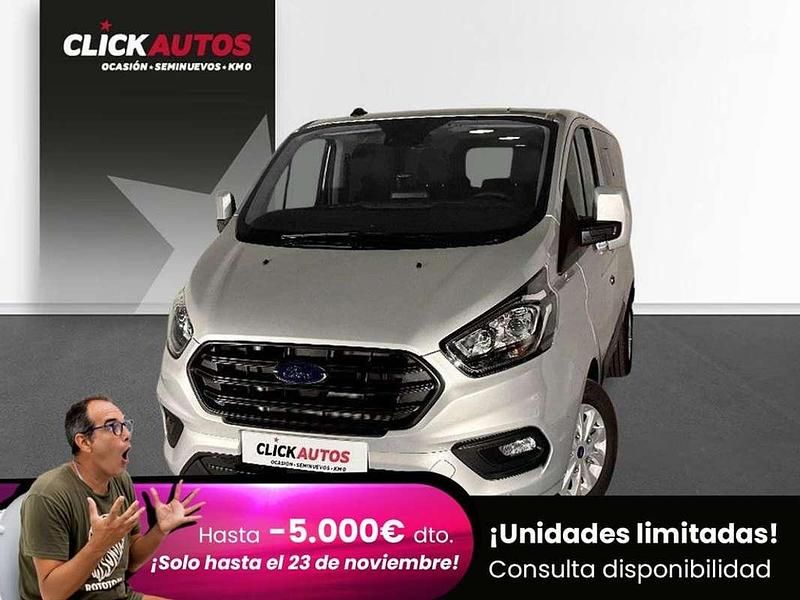 Plateado Usado 2024 Ford Transit Custom Trend Familiar | 31.000 € (Precio justo) - Imagen 1/4