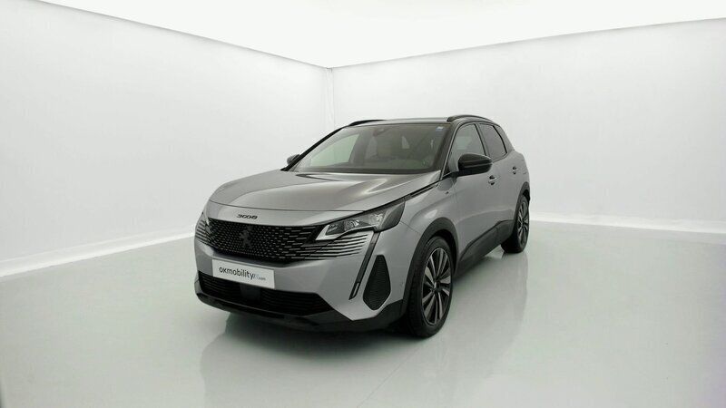 Gris artense / techo black Usado 2021 Peugeot 3008 GT | 21.500 € (Precio justo) - Imagen 1/4