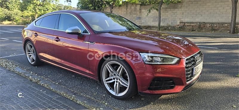 Usado Audi A5 Sportback Sport 218 CV (160 kW) 2017 Granate Utilitario