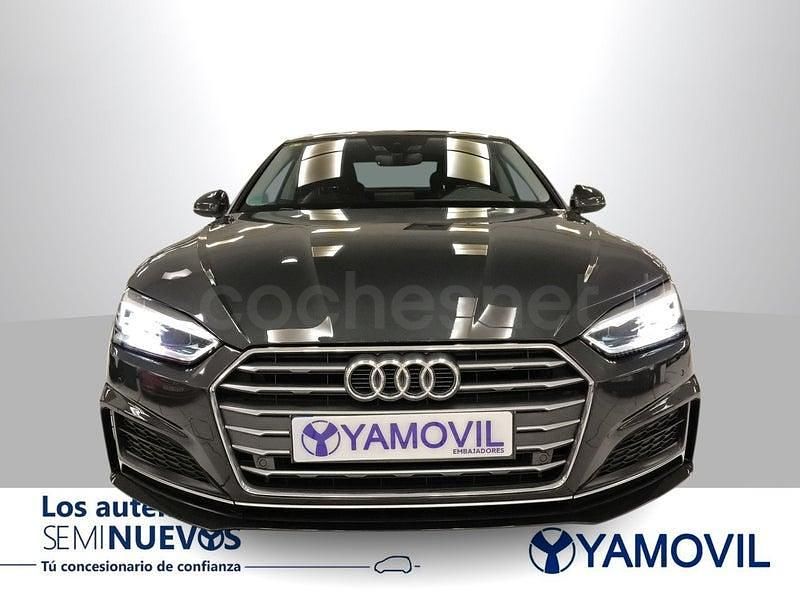 Usado Audi A5 S-Line 190 CV (139 kW) 2017 Gris Coupe