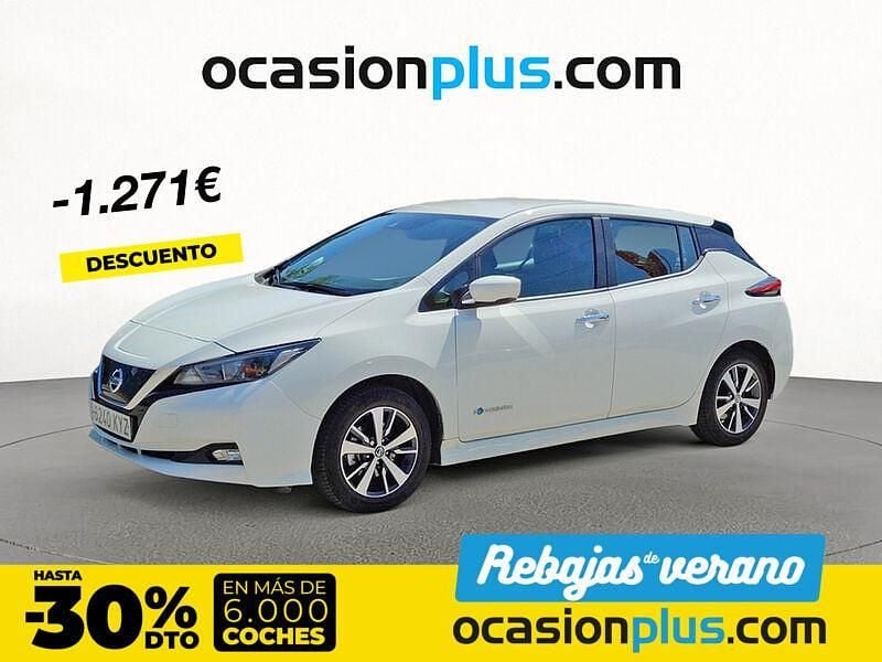 Blanco Usado 2019 Nissan Leaf Acenta Utilitario | 13.990 € (Precio justo) - Imagen 1/4