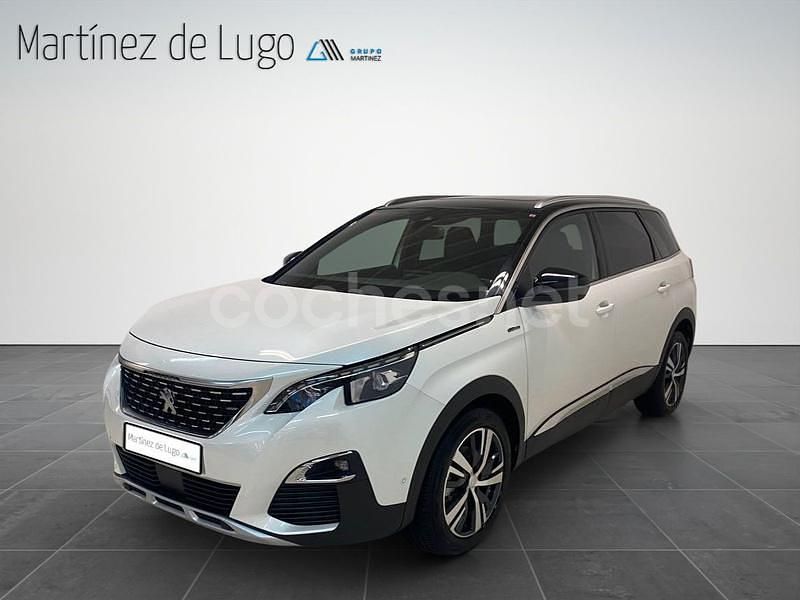 Blanco Usado 2018 Peugeot 5008 GT-line Monovolumen | 18.000 € (Un poco caro) - Imagen 1/4