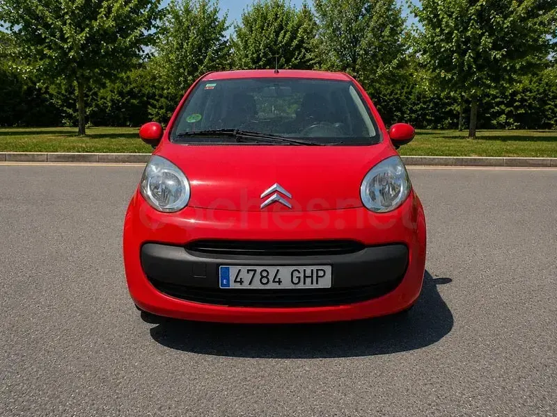 Usado Citroën C1 68 CV (50 kW) 2008 Rojo Utilitario