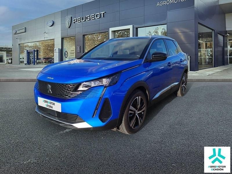 Azul Usado 2021 Peugeot 3008 GT SUV | 18.500 € (Precio justo) - Imagen 1/4