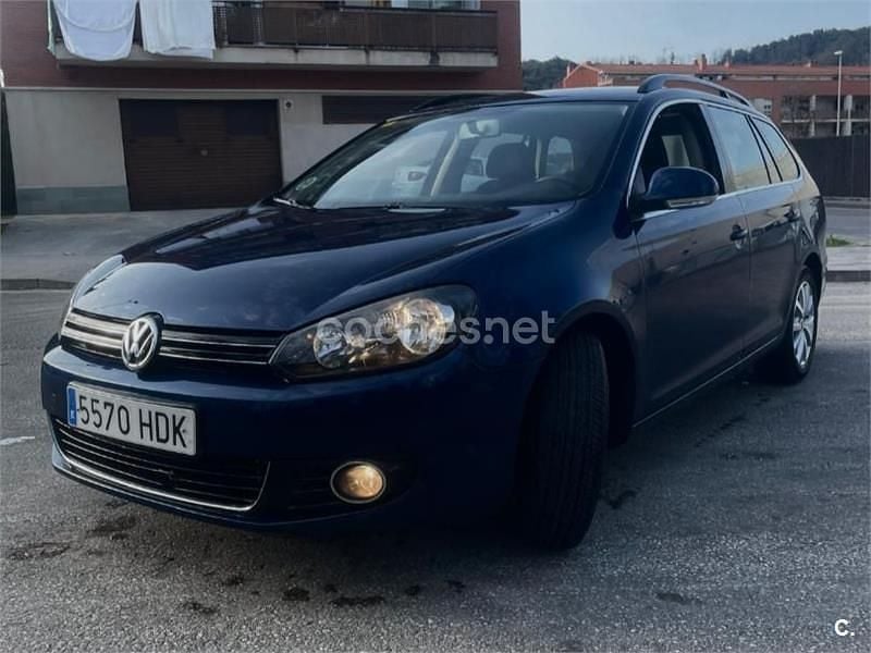 Usado VW Golf VI Sport 105 CV (77 kW) 2011 Azul Utilitario