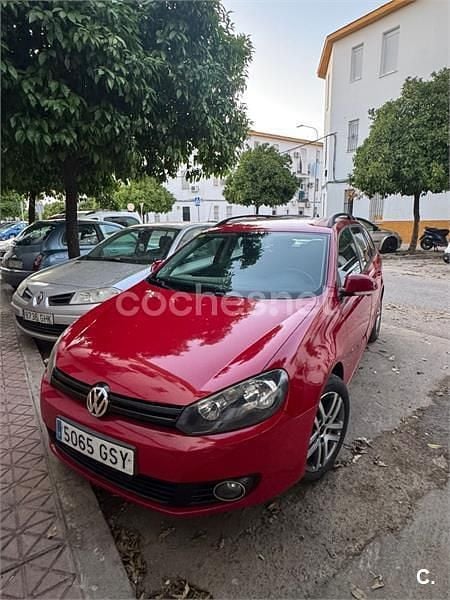 Usado VW Golf VI Advance 105 CV (77 kW) 2010 Rojo Utilitario