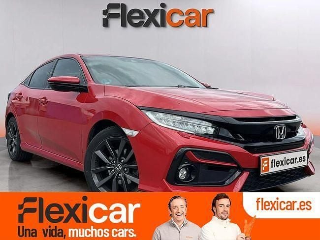 Rojo Usado 2021 Honda Civic Sport Berlina | 22.290 € (Un poco caro) - Imagen 1/4