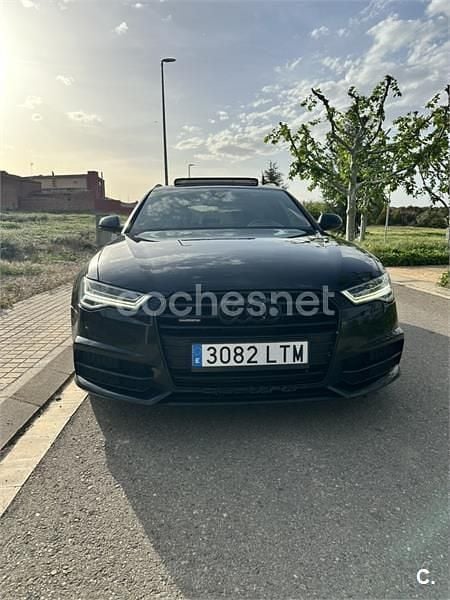 Usado Audi A6 S-Line 320 CV (235 kW) 2017 Negro Familiar