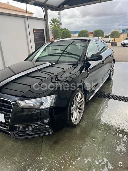 Usado Audi A5 Sportback Advanced 150 CV (110 kW) 2016 Negro Utilitario