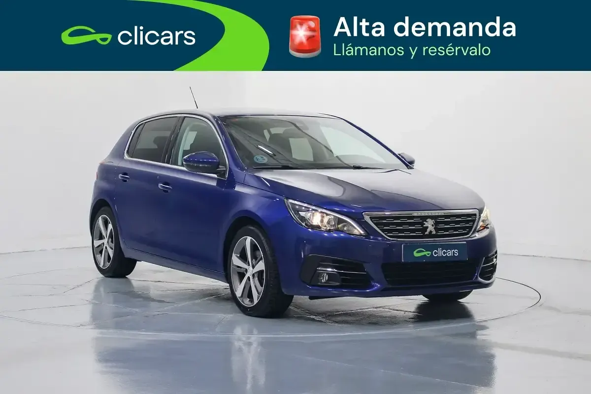 Usado Peugeot 308 Allure 130 CV (95 kW) 2019 Azul Berlina