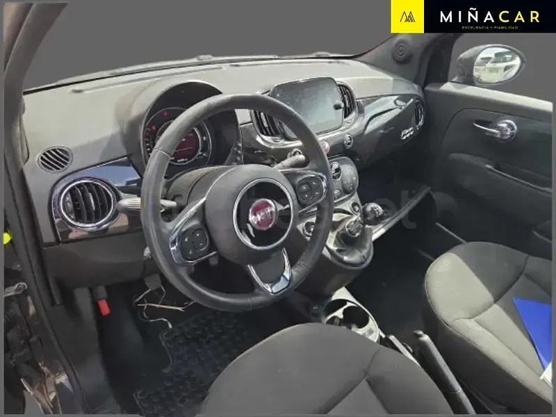 Usado Fiat 500 70 CV (51 kW) 2024 Negro Berlina