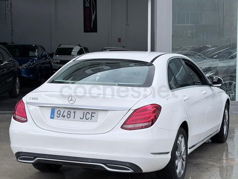 Usado Mercedes C220 Exclusive 170 CV (125 kW) 2016 Blanco Berlina