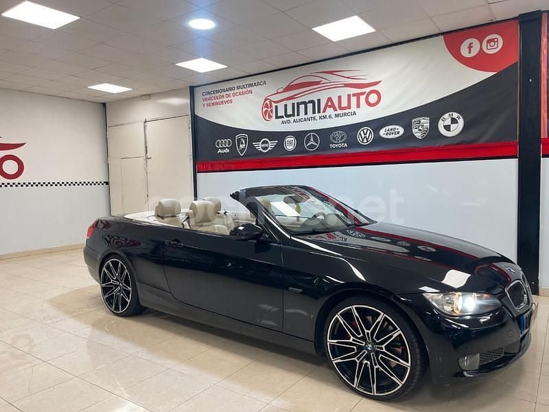 Negro Usado 2008 BMW 335 Cabriolet Descapotable | 16.900 € (Super precio) - Imagen 1/4