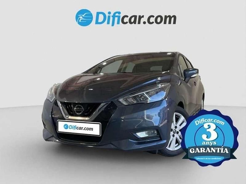 Gris Usado 2019 Nissan Micra Acenta Berlina | 13.490 € (Precio justo) - Imagen 1/4
