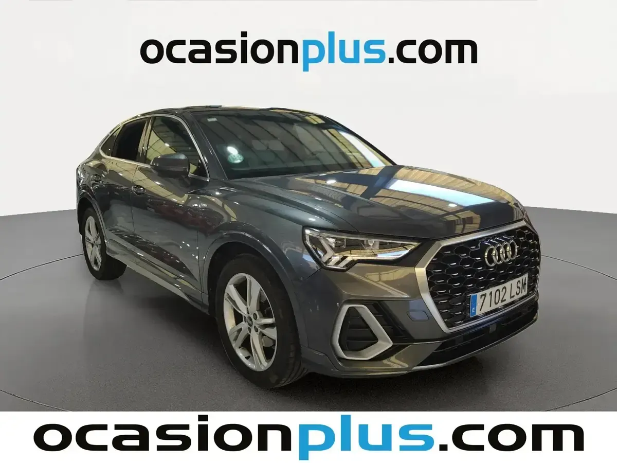 Usado Audi Q3 S-Line 150 CV (110 kW) 2021 Gris SUV