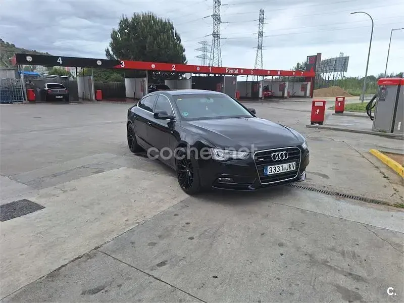 Usado Audi A5 Sportback Advanced 177 CV (130 kW) 2015 Negro Utilitario