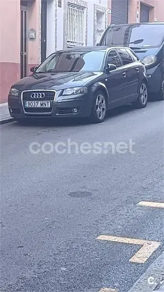 Usado Audi A3 Sportback Ambition 140 CV (102 kW) 2007 Gris / plata Utilitario