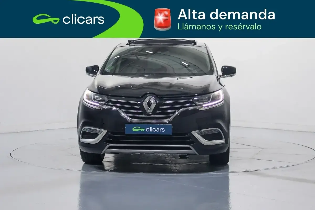 Usado Renault Espace Zen 160 CV (117 kW) 2016 Negro Monovolumen