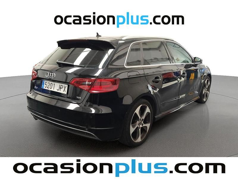 Usado Audi A3 S-Line 110 CV (80 kW) 2016 Negro