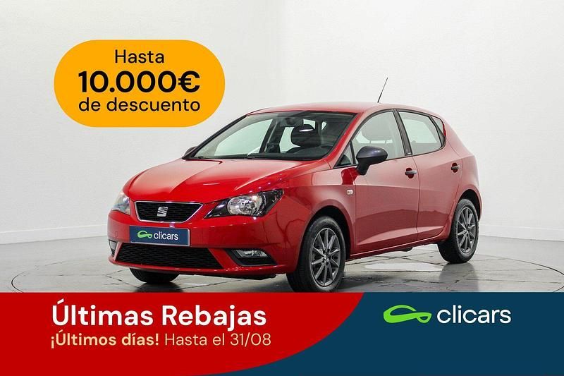 Rojo Usado 2015 Seat Ibiza Reference Berlina | 8990 € (Precio justo) - Imagen 1/4