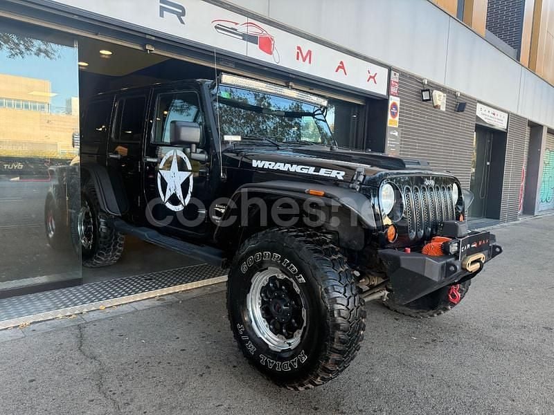 Negro Usado 2012 Jeep Wrangler Unlimited Sahara SUV | 36.990 € (Buen precio) - Imagen 1/4
