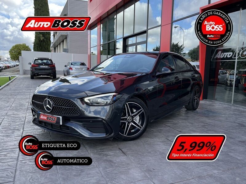 Negro Usado 2022 Mercedes C220 Berlina | 38.900 € (Buen precio) - Imagen 1/3