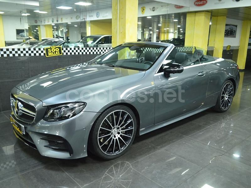 Usado Mercedes E53 AMG 435 CV (319 kW) 2019 Gris / plata Descapotable