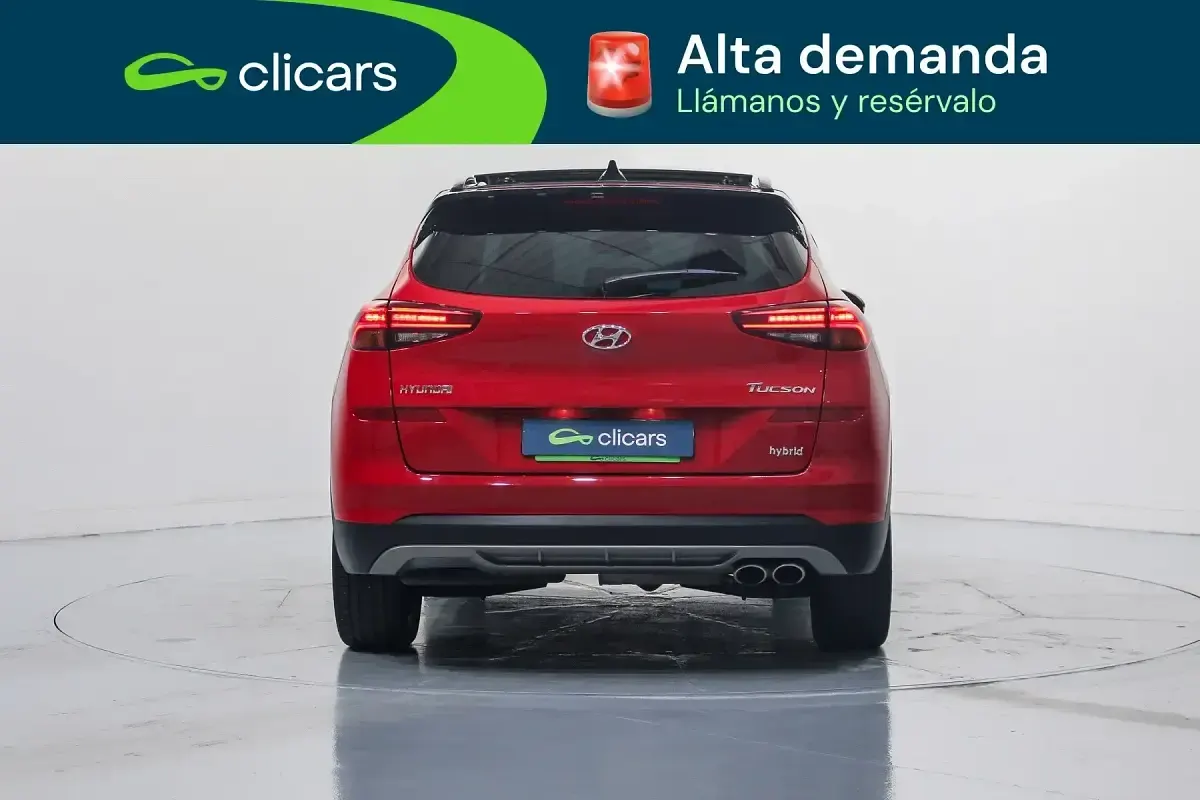 Usado Hyundai Tucson N Line 136 CV (100 kW) 2020 Rojo SUV