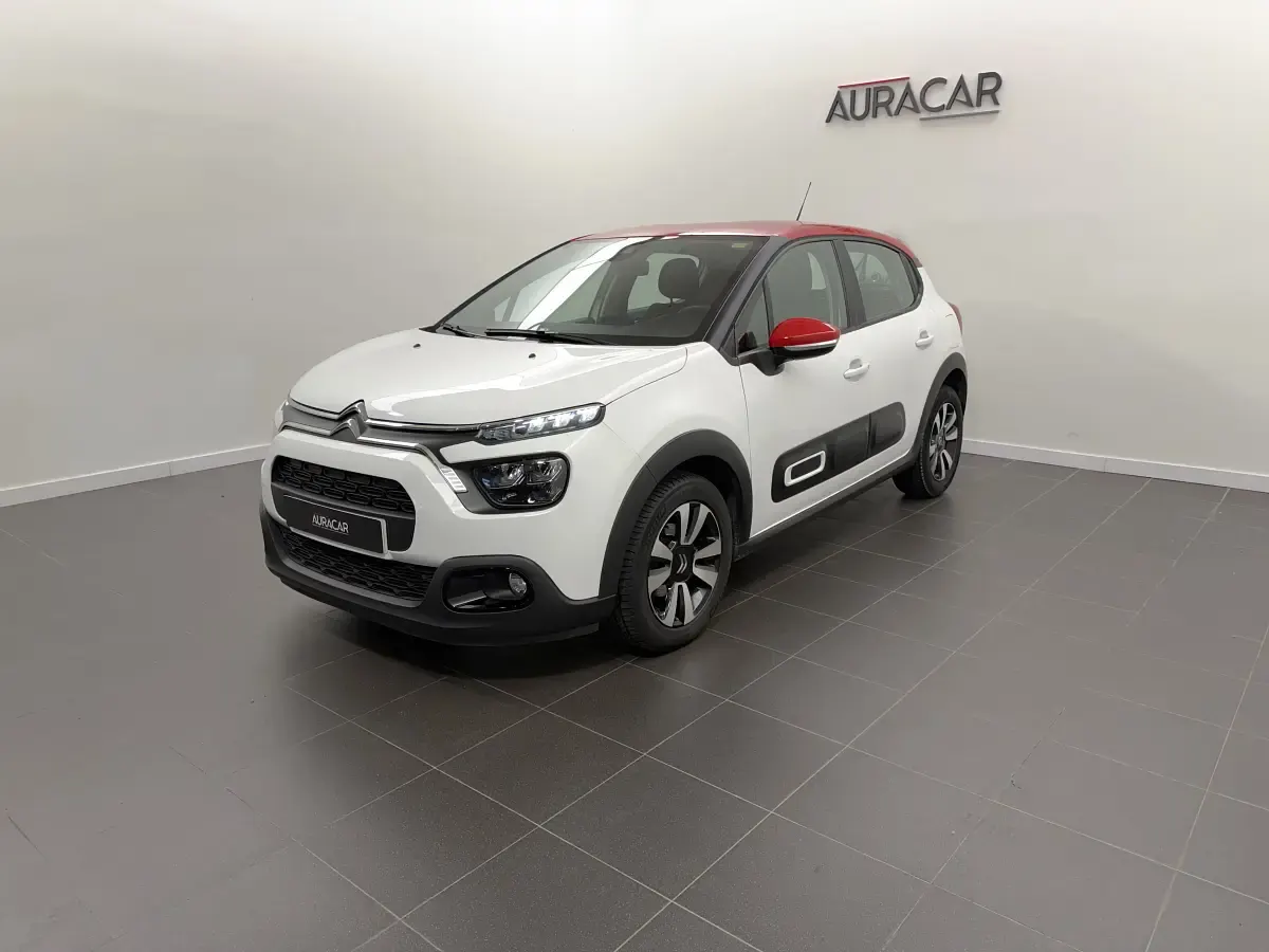 Usado Citroën C3 Feel 102 CV (75 kW) 2021 Blanco Utilitario
