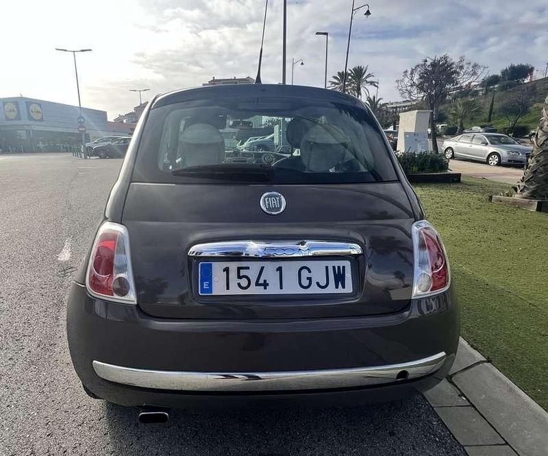 Usado Fiat 500 Lounge 101 CV (74 kW) 2009 Beige Descapotable