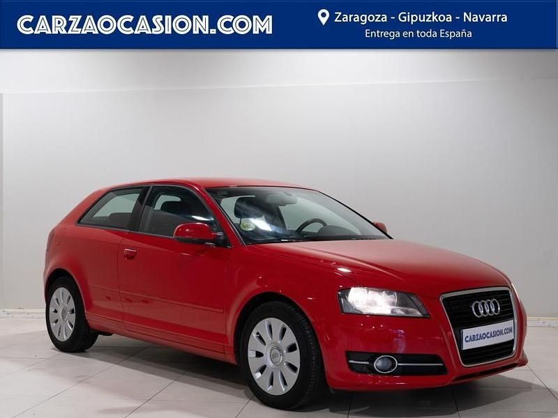Rojo Usado 2012 Audi A3 Ambiente Berlina | 10.995 € (Precio justo) - Imagen 1/4