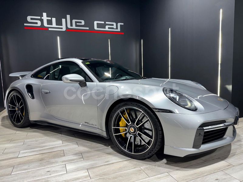Gris / plata Usado 2020 Porsche 911 Turbo S Coupe | 234.950 € (Precio justo) - Imagen 1/4