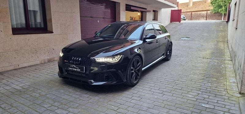 Usado Audi RS6 Exclusive 560 CV (411 kW) 2014 Negro Familiar