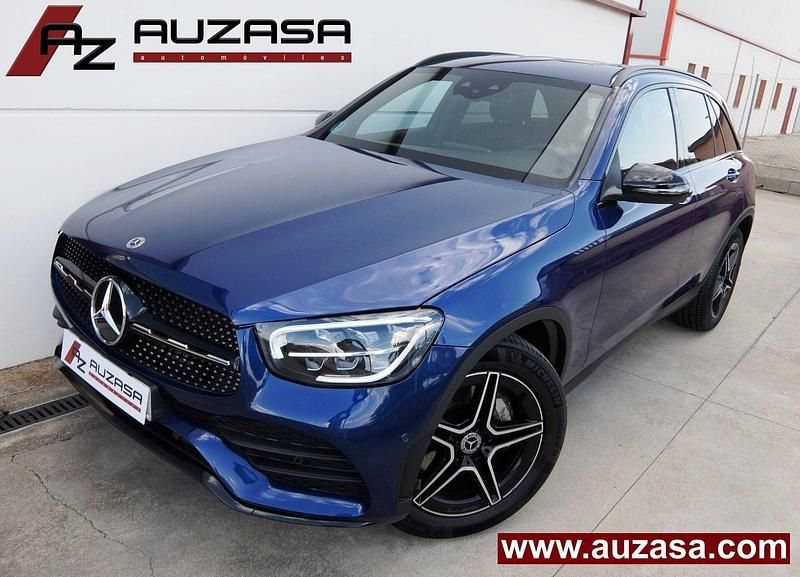 Azul Usado 2021 Mercedes GLC200 SUV | 37.800 € (Precio justo) - Imagen 1/4