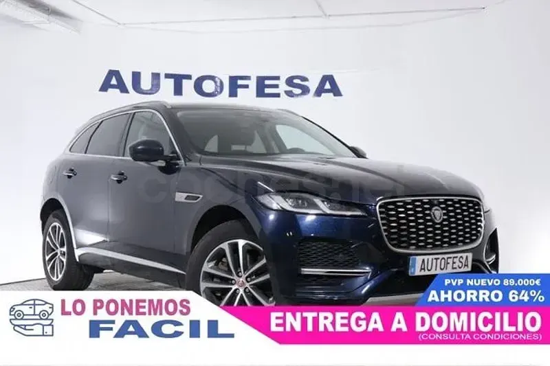 Usado Jaguar F-Pace 404 CV (297 kW) 2021 Azul SUV